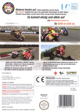 MotoGP 08 box cover back